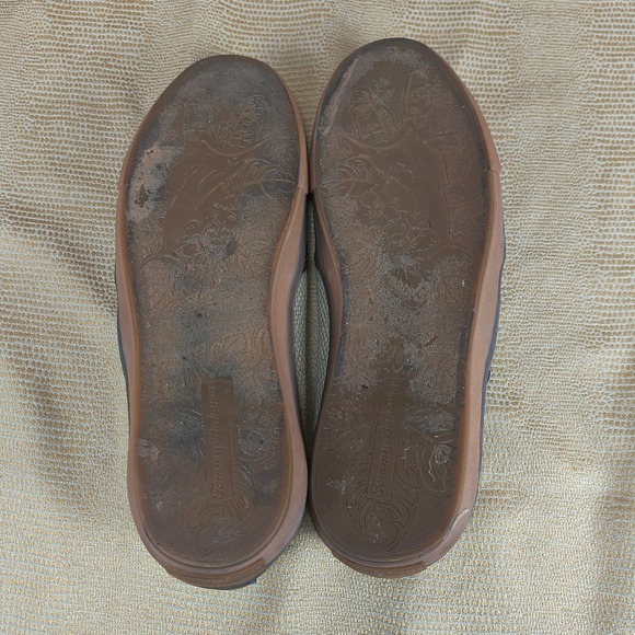 Tommy Bahama Mens Brown PU Leather Textile Slip‎ On Loafers Shoes TB7F00149 10.5 main image 6